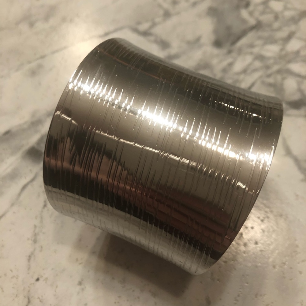 Silver cuff bracelet